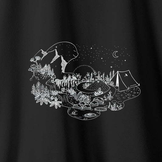 Camiseta Amazônia GUARDIÃO DA FLORESTA - PRETO - cód 2157