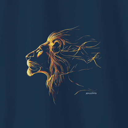 Camiseta Amazônia LION LINES – AZUL MARINHO - cód 2172