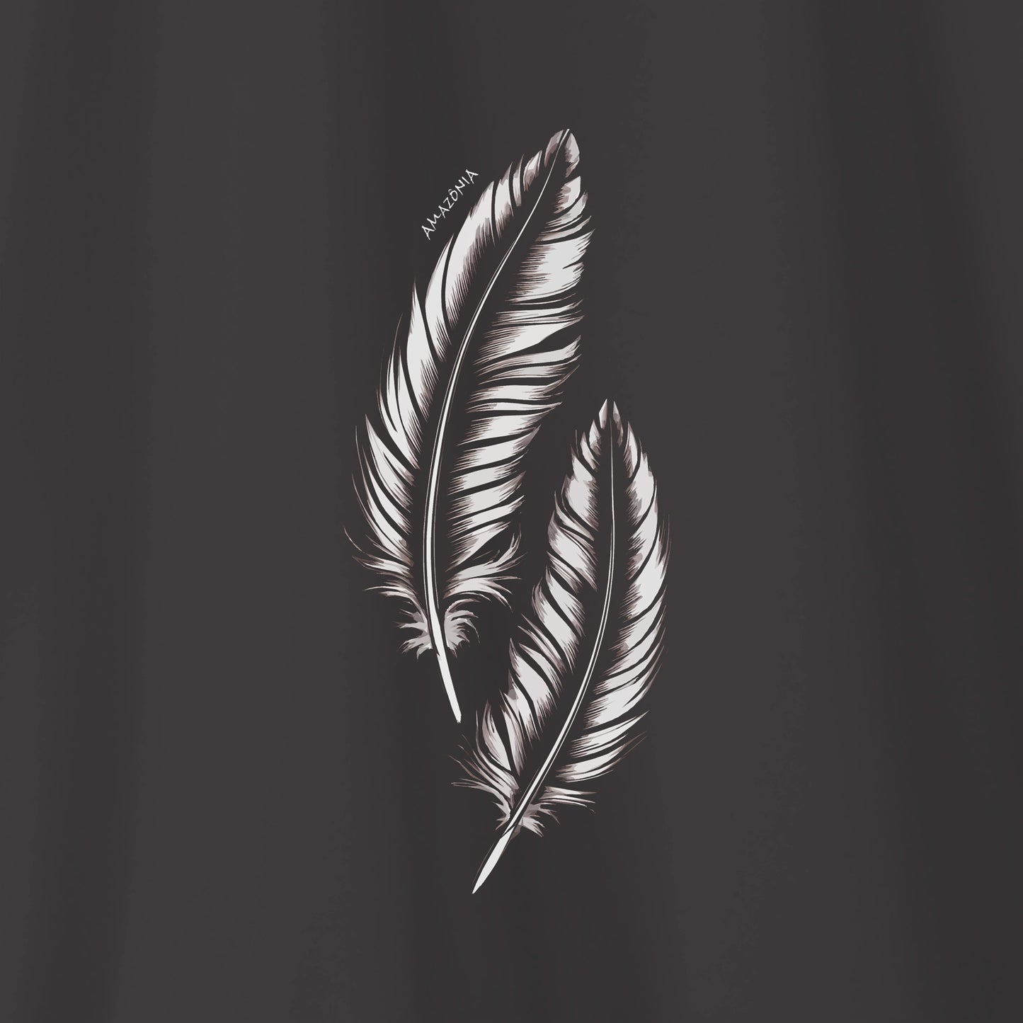 Camiseta Amazônia PENAS VOAR – CINZA - cód 2173