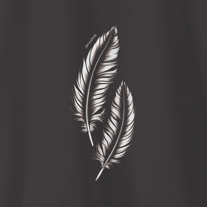 Camiseta Amazônia PENAS VOAR – CINZA - cód 2173