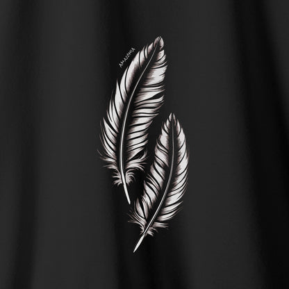 Camiseta Amazônia PENAS VOAR – PRETO - cód 2173