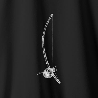 Camiseta Amazônia BERIMBAU - PRETO - cód 2199