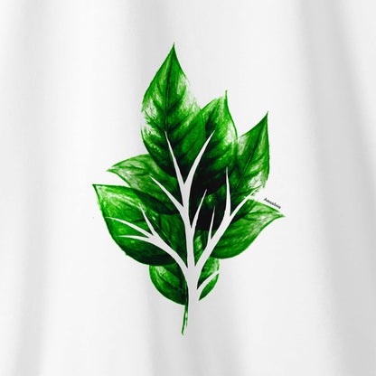 Camiseta Amazônia GALHO FOLHAS – BRANCO - cód 2201