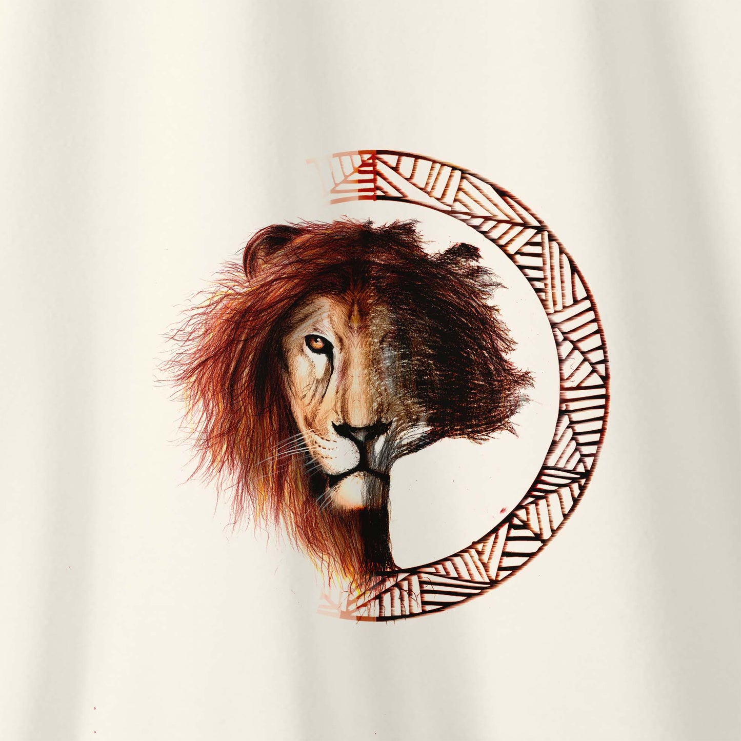 Camiseta Amazônia LEÃO LOGO – OFF WHITE - cód 2209