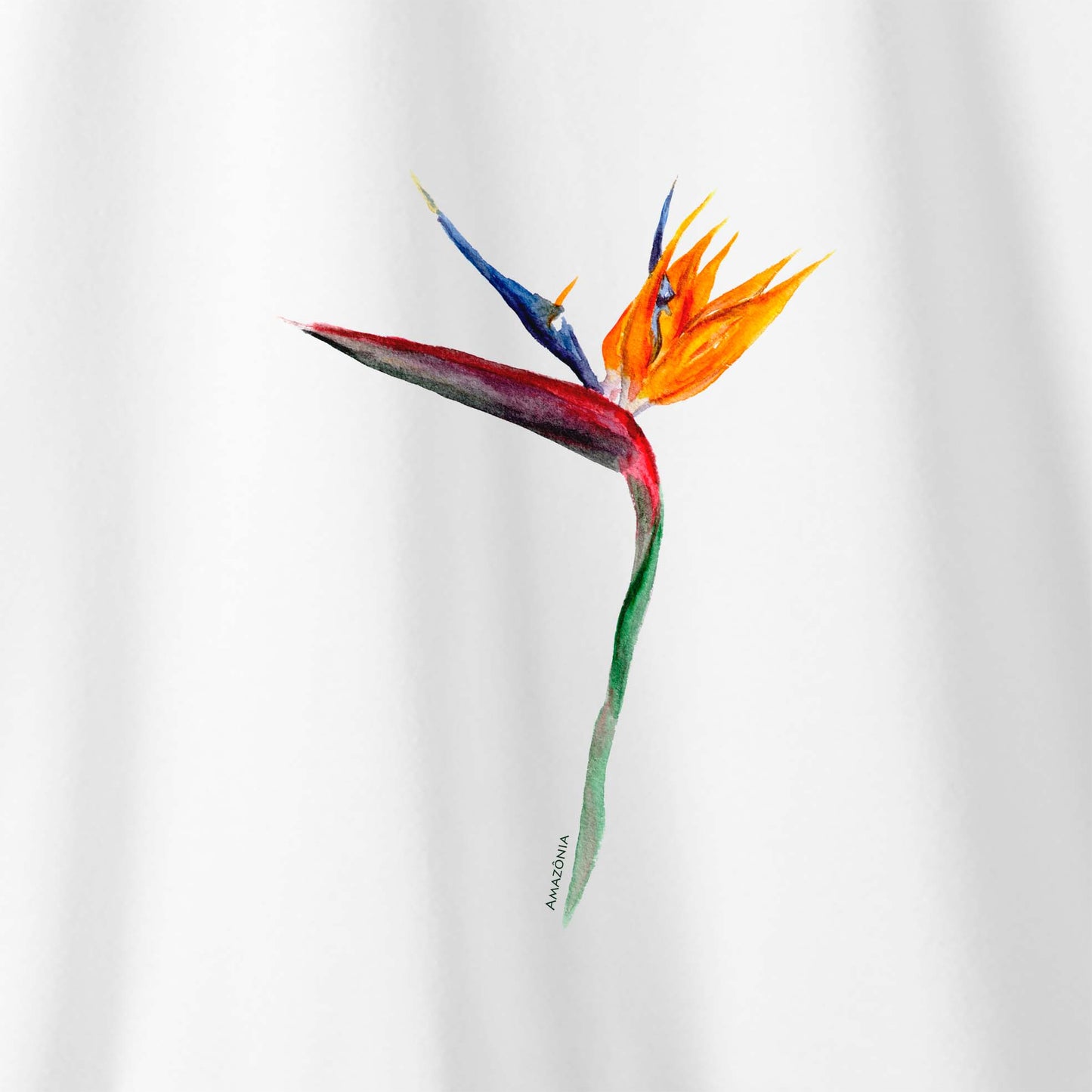 Camiseta Amazônia STRELITZIA – BRANCO - cód 2210