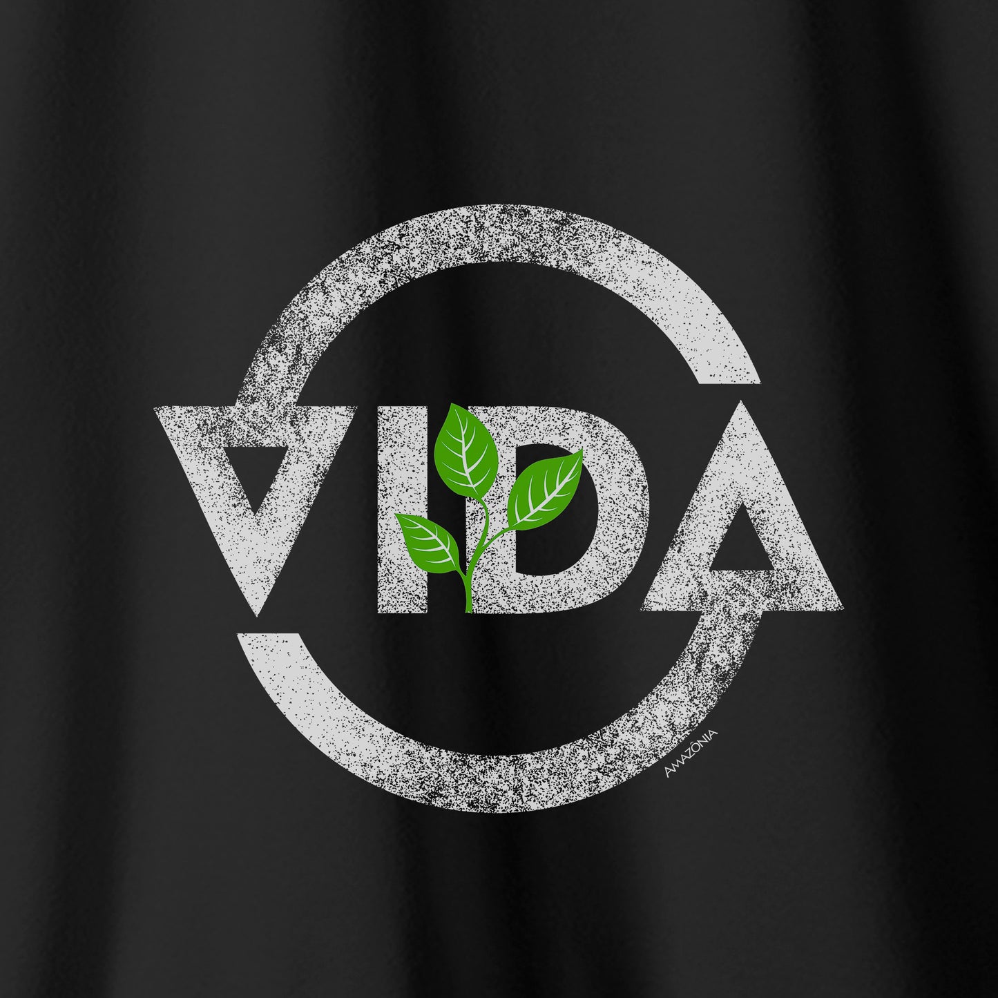 Camiseta Amazônia CICLO DA VIDA – PRETO - cód 2214