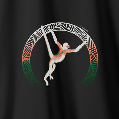 Camiseta Amazônia MACACO LOGO – PRETO - cód 2216