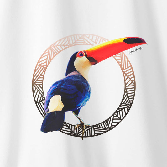 Camiseta Amazônia TUCANO LOGO – BRANCO - cód 2217
