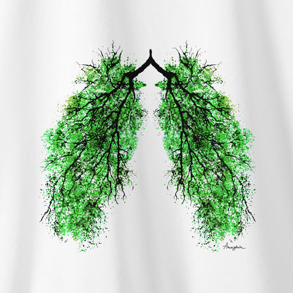 Camiseta Amazônia PULMÃO – BRANCO - cód 2221