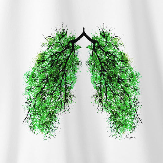 Camiseta Amazônia PULMÃO – BRANCO - cód 2221