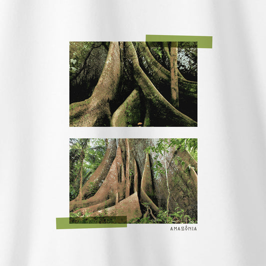 Camiseta Amazônia FOTOGRAFIA SUMAÚMA – BRANCO - cód 2222