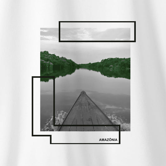 Camiseta Amazônia CAMINHO DAS ÁGUAS – BRANCO - cód 2224