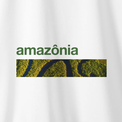Camiseta Amazônia BIOMA AMAZÔNIA – BRANCO - cód 2225