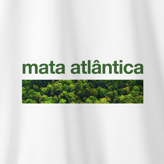 Camiseta Amazônia BIOMA MATA ATLÂNTICA – BRANCO - cód 2228
