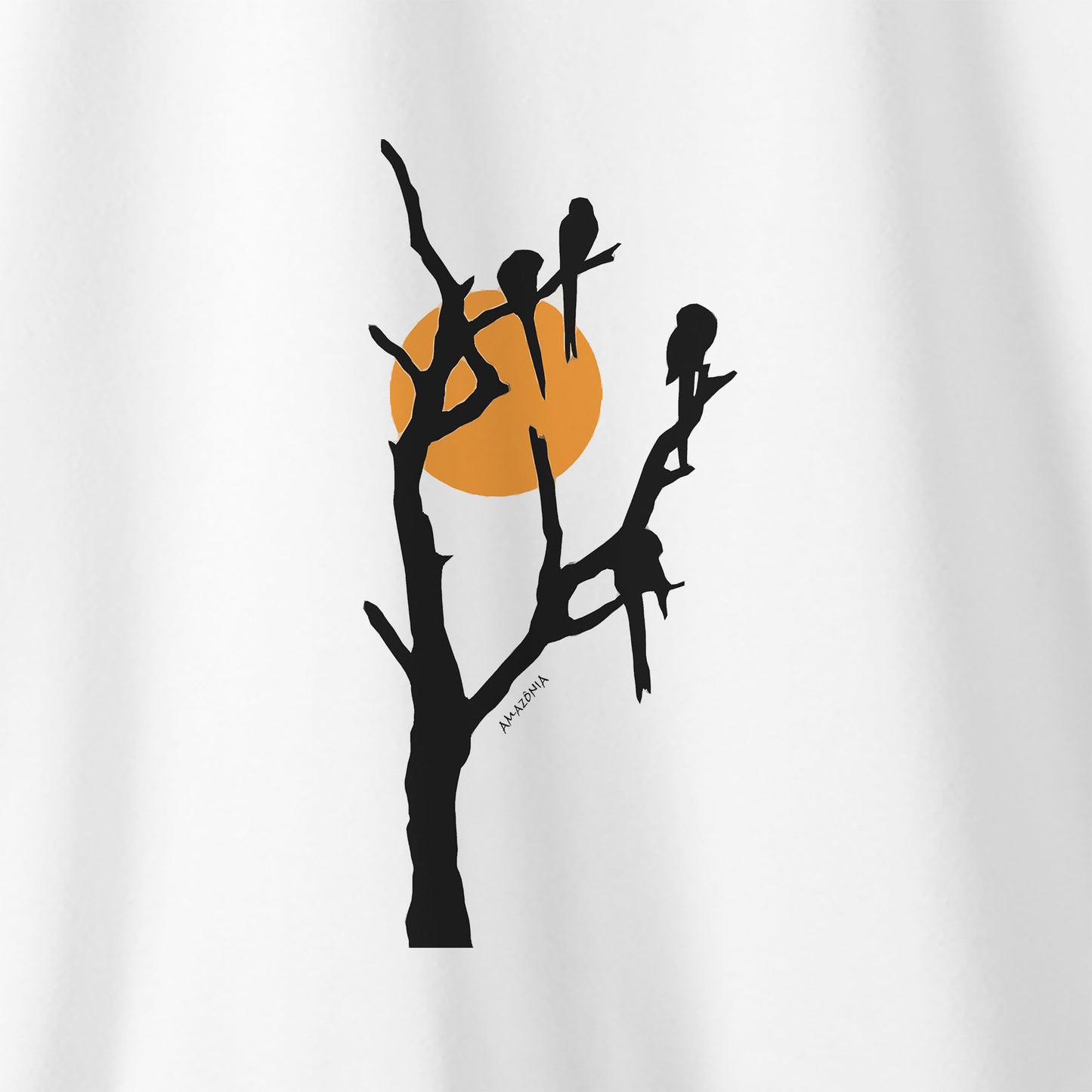 Camiseta Amazônia ENTRE GALHOS - BRANCO - cód 2231
