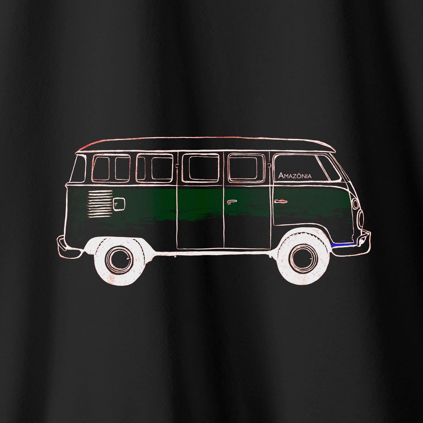 Camiseta Amazônia KOMBI - PRETO - cód 2239