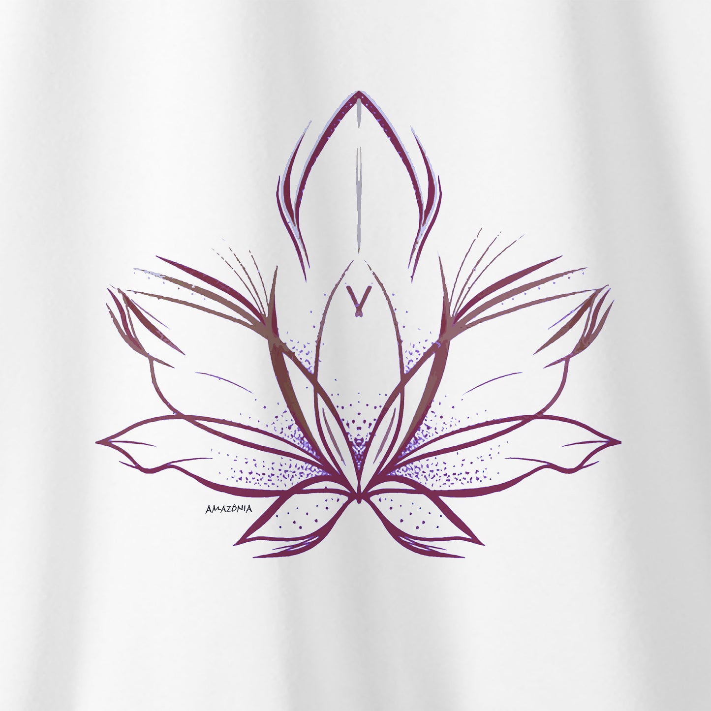 Camiseta Amazônia FLOR DE LUZ - BRANCO - cód 2259