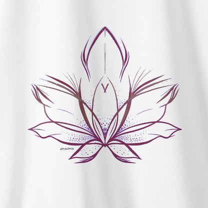 Camiseta Amazônia FLOR DE LUZ - BRANCO - cód 2259