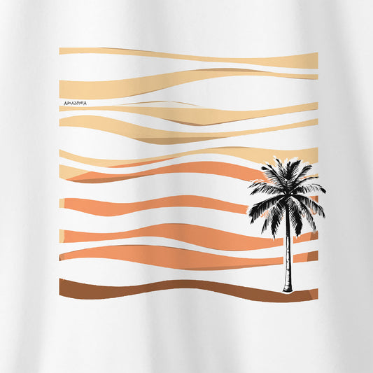 Camiseta Amazônia VENTO HORIZONTE - BRANCO - cód 2268