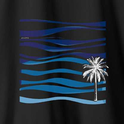 Camiseta Amazônia VENTO HORIZONTE - PRETO - cód 2268