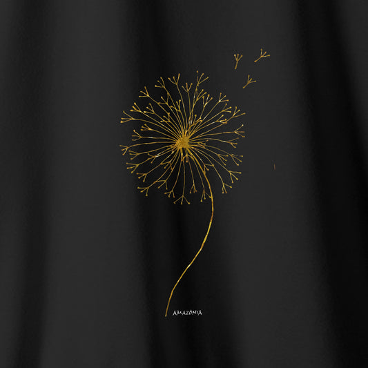 Camiseta Amazônia SOPRO DOURADO - PRETO - cód 2272