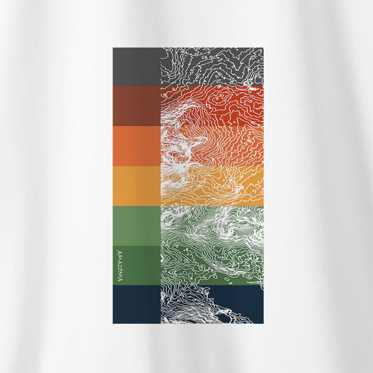 Camiseta Amazônia TOPOGRAFIA - BRANCO - cód 2275