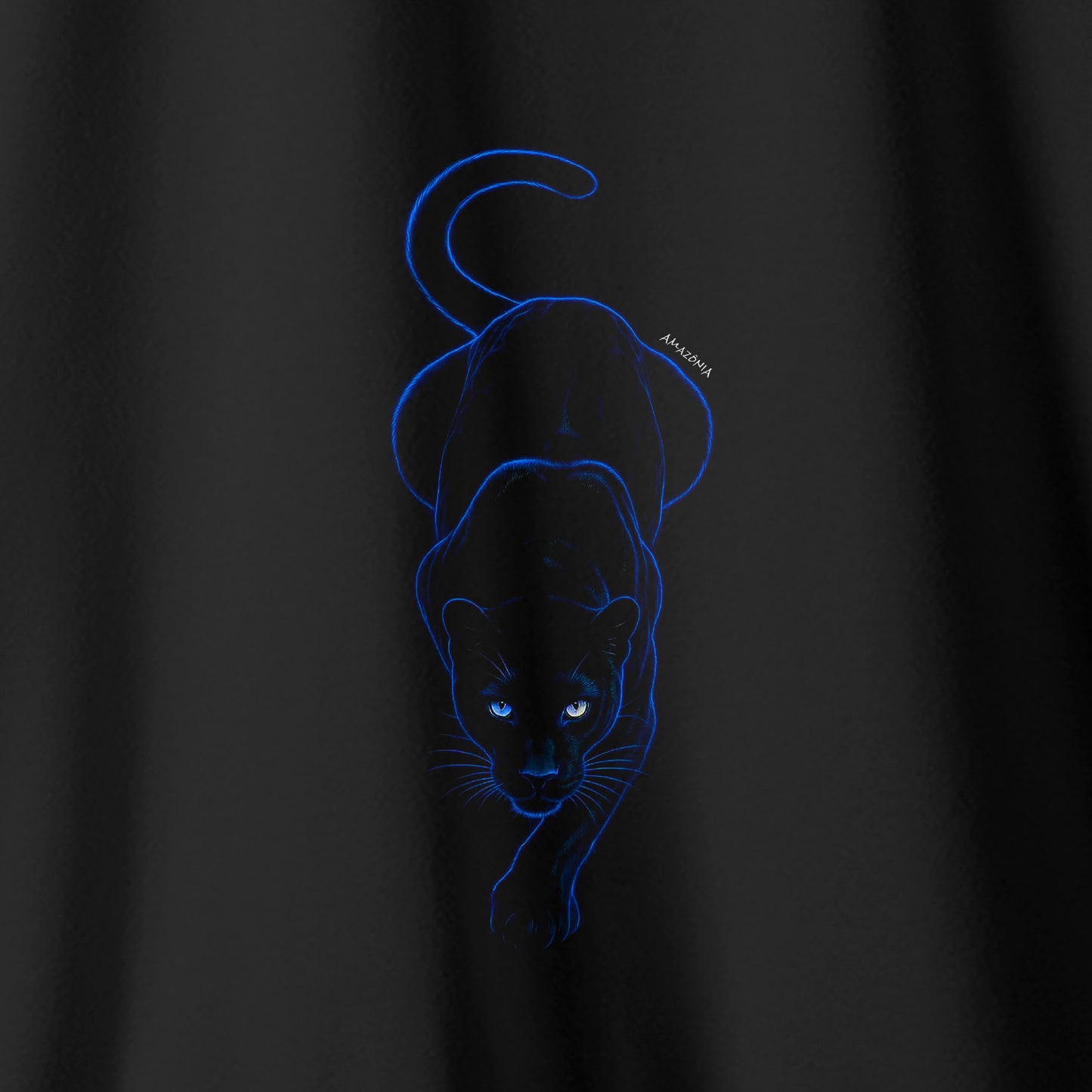 Camiseta Amazônia PANTERA - PRETO - cód 2277