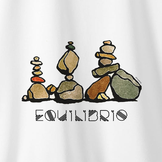 Camiseta Amazônia EQUILÍBRIO - BRANCO - cód 2278