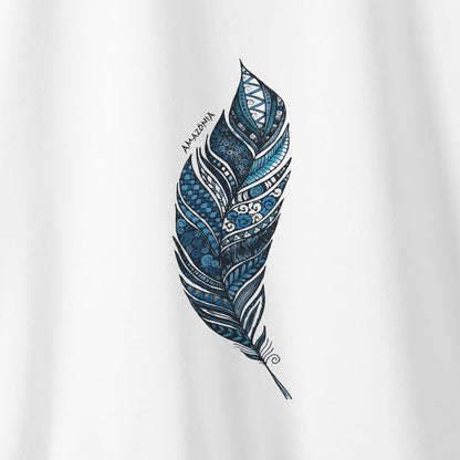 Camiseta Amazônia TRAÇO LIVRE - BRANCO - cód 2280