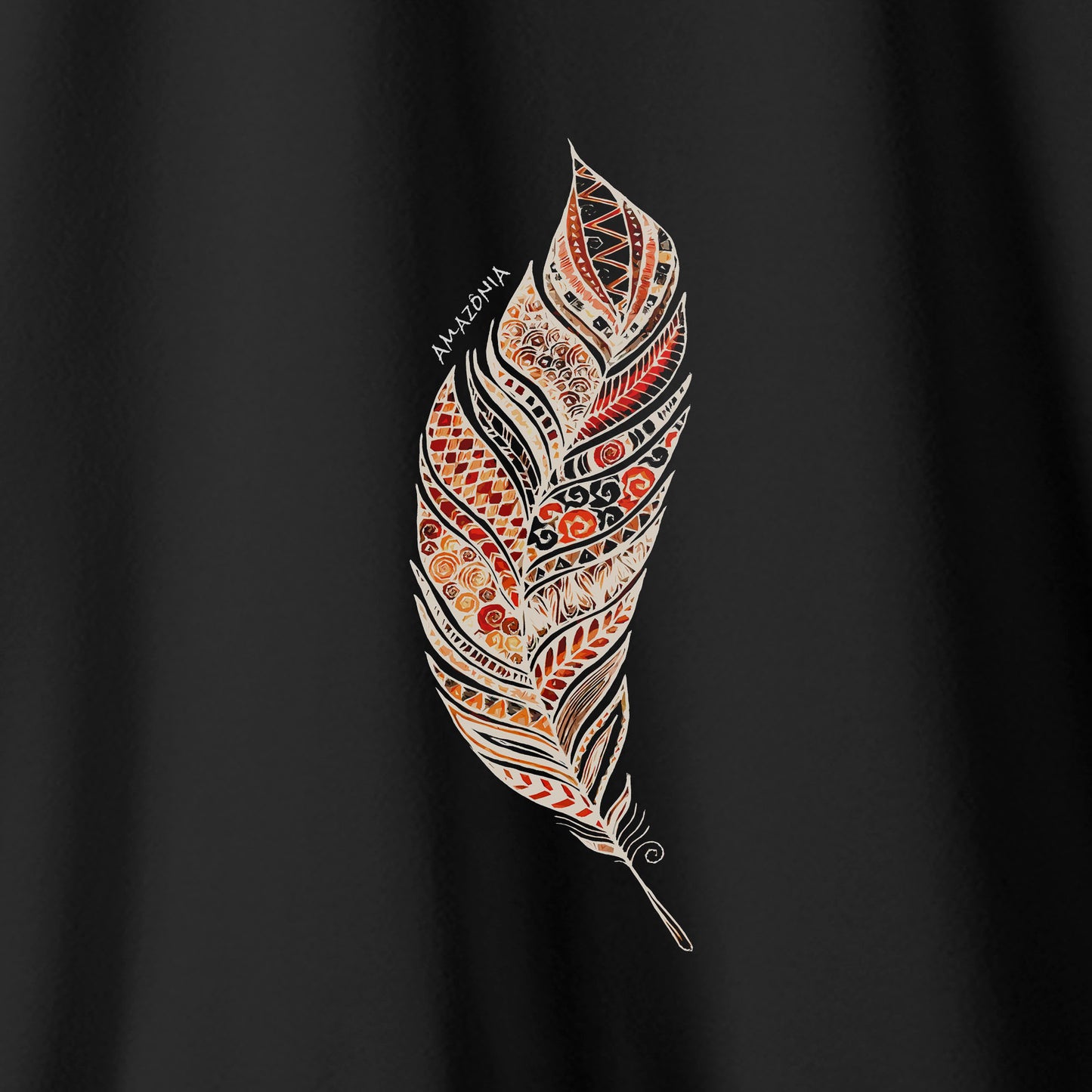 Camiseta Amazônia TRAÇO LIVRE - PRETO - cód 2280