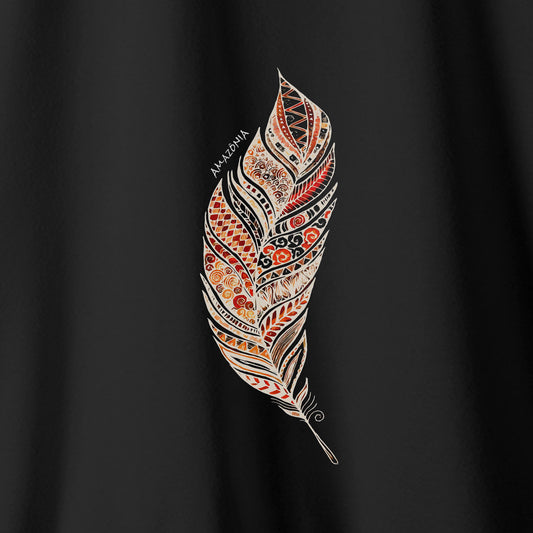 Camiseta Amazônia TRAÇO LIVRE - PRETO - cód 2280