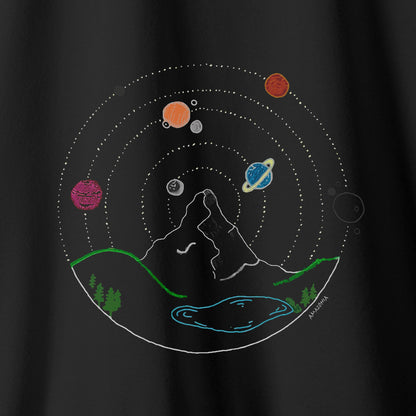 Camiseta Amazônia CÉU DA MATA - PRETO - cód 2282