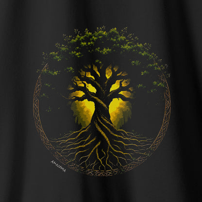 Camiseta Amazônia RAIZ PROFUNDA - PRETO - cód 2283