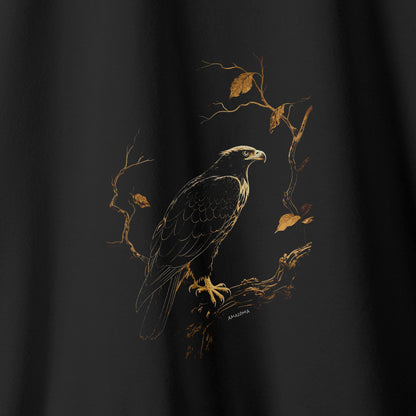 Camiseta Amazônia ÁGUIA DOURADA - PRETO - cód 2285