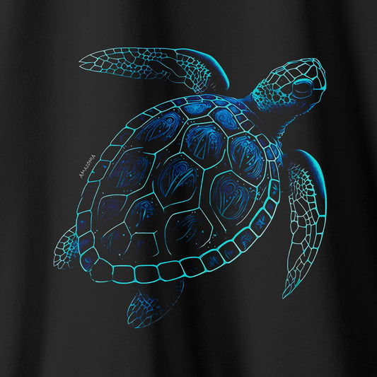 Camiseta Amazônia TARTARUGA OCEANO - PRETO - cód 2286