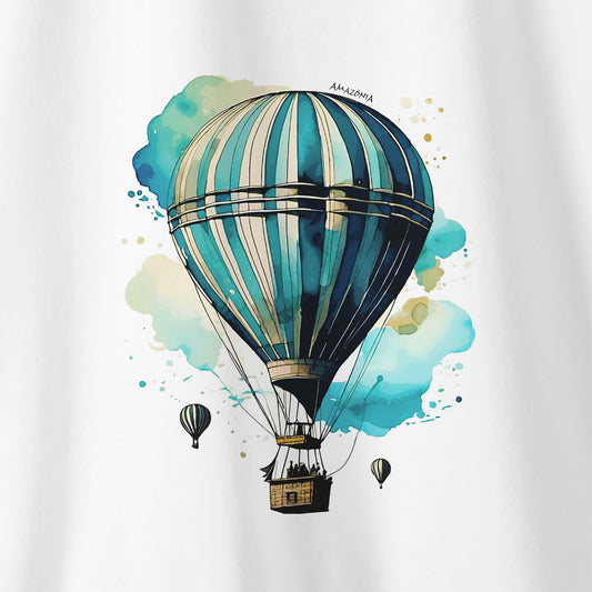 Camiseta Amazônia BALÃO - BRANCO - cód 2289