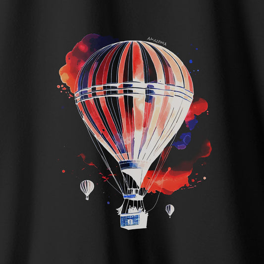 Camiseta Amazônia BALÃO - PRETO - cód 2289