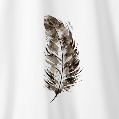 Camiseta Amazônia PENA REAL - BRANCO - cód 2292