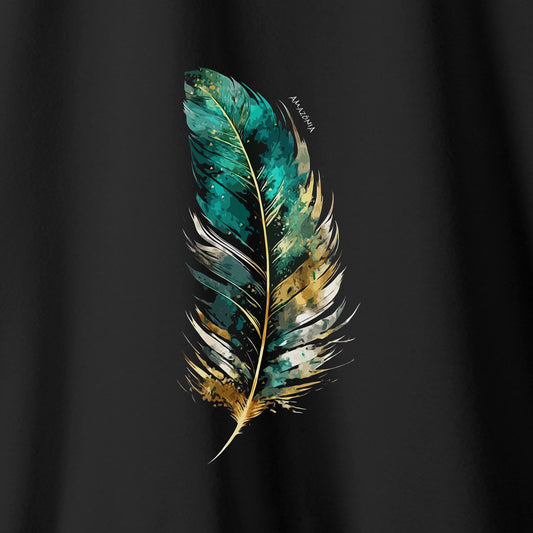 Camiseta Amazônia PENA REAL - PRETO - cód 2292