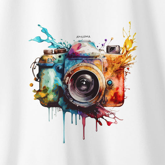 Camiseta Amazônia FOTOGRAFIA - BRANCO - cód 2296