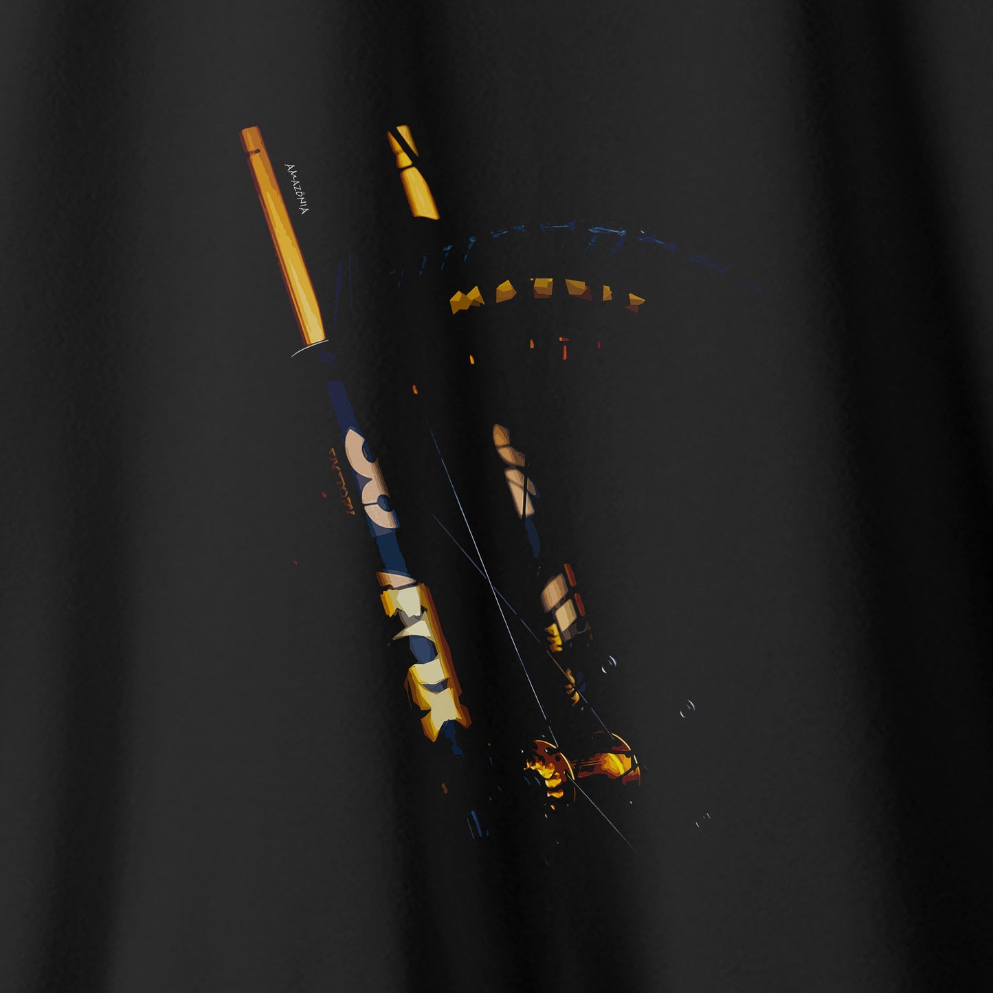 Camiseta Amazônia SUSPENSÃO – PRETO - cód 2299