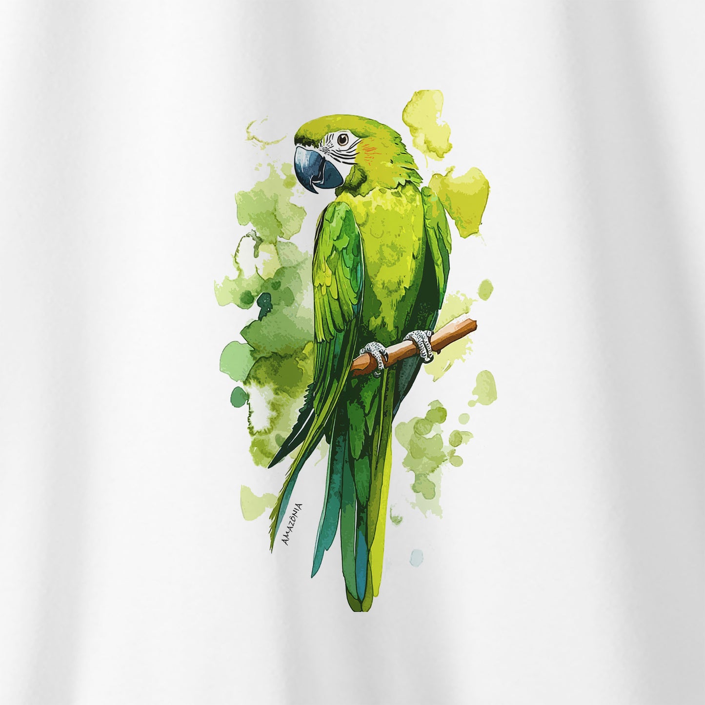 Camiseta Amazônia GREEN BIRD - BRANCO - cód 2303
