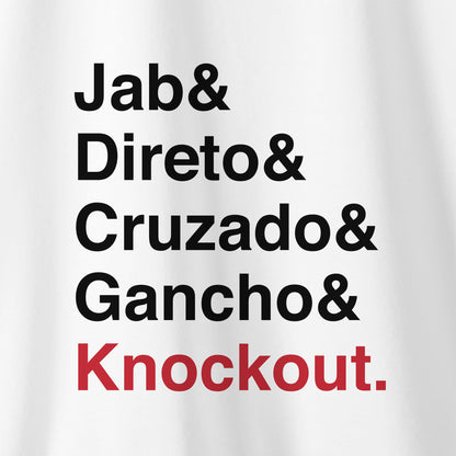 Camiseta Amazônia BOXE GOLPES – BRANCO - cód 2316