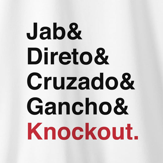 Camiseta Amazônia BOXE GOLPES – BRANCO - cód 2316