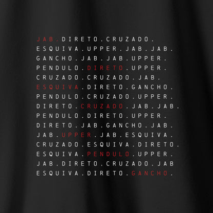 Camiseta Amazônia BOXE SEQUÊNCIA – PRETO - cód 2317