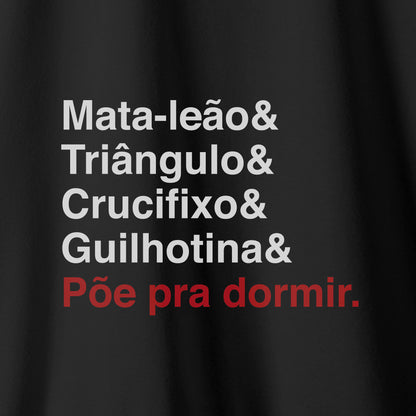 Camiseta Amazônia JIU-JITSU GOLPES – PRETO - cód 2325