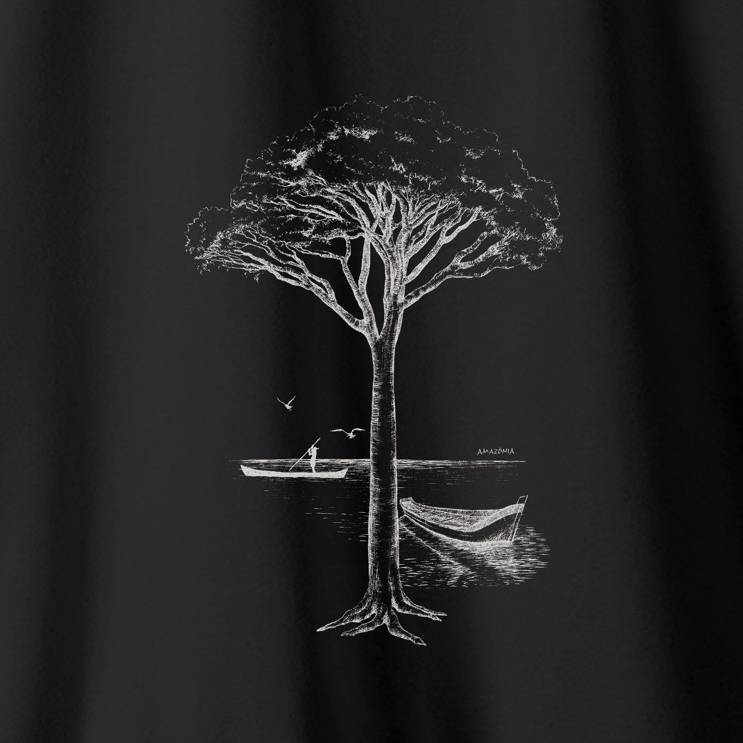 Camiseta Amazônia GUAPURUVU - PRETO - cód 2334