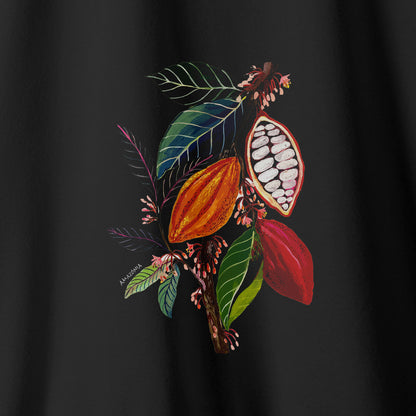 Camiseta Amazônia CACAU - PRETO - cód 2353