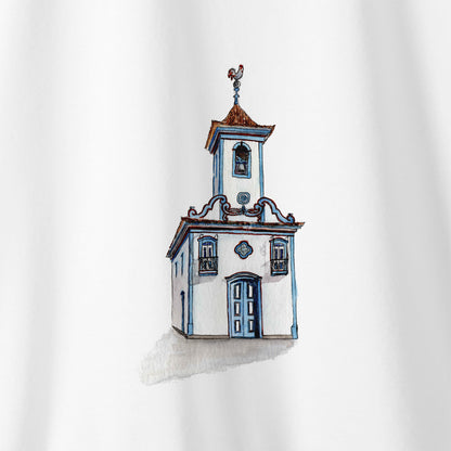 Camiseta Amazônia IGREJA DIAMANTINA - BRANCO - cód 2358