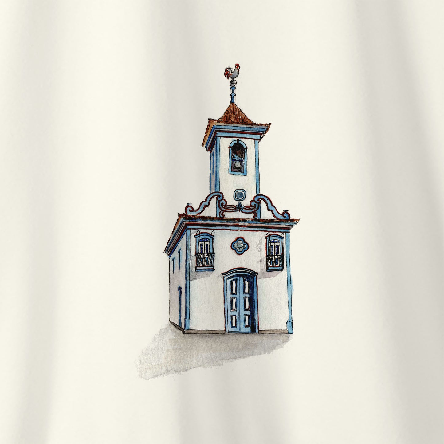 Camiseta Amazônia IGREJA DIAMANTINA - OFF WHITE - cód 2358